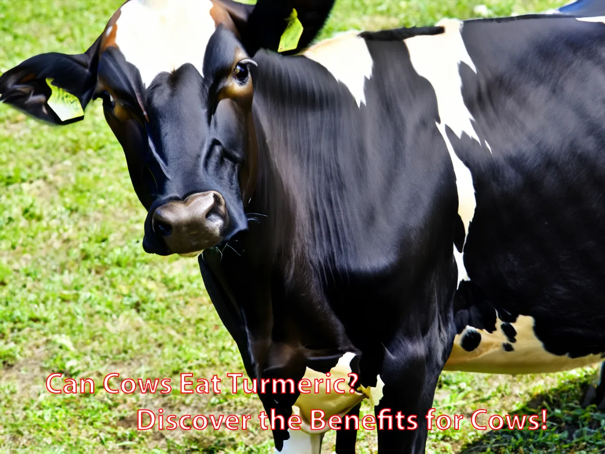 Can Cows Eat Turmeric? Discover the Benefits for Cows!