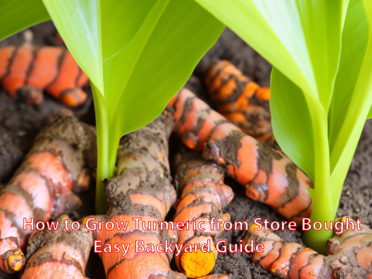 How to Grow Turmeric from Store Bought - Easy Backyard Guide