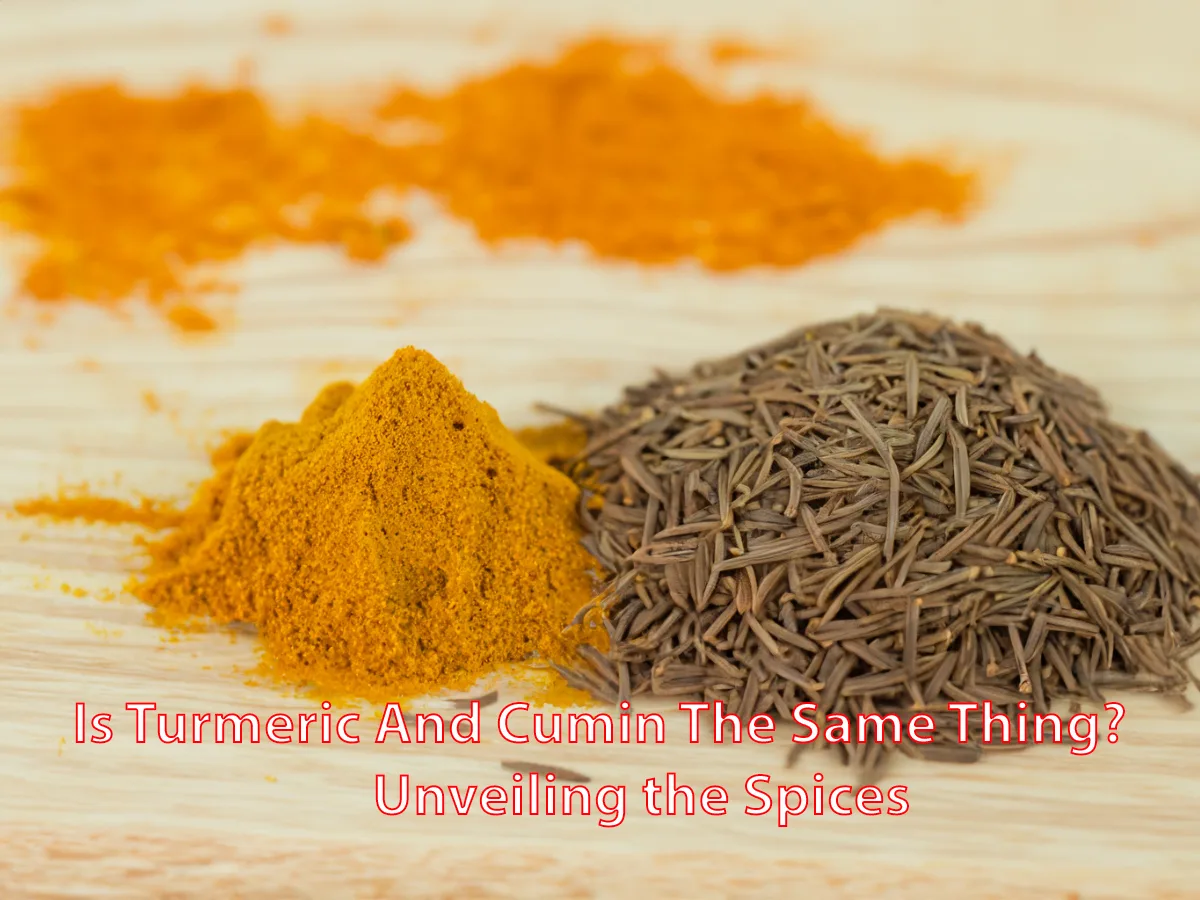 Is Turmeric And Cumin The Same Thing? Unveiling the Spices