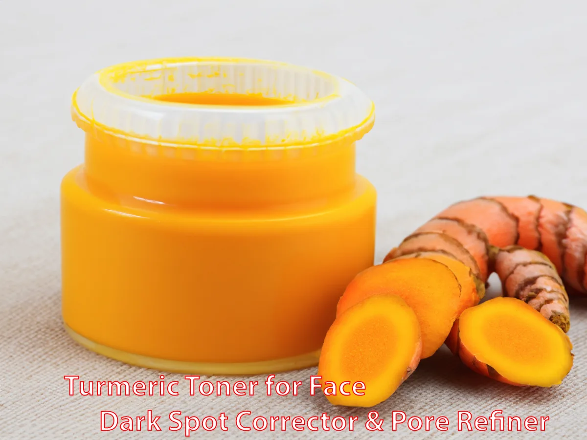 Turmeric Toner for Face: Dark Spot Corrector & Pore Refiner