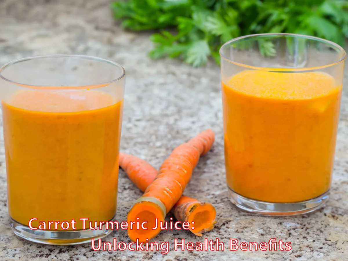 Carrot Turmeric Juice: Unlocking Health Benefits