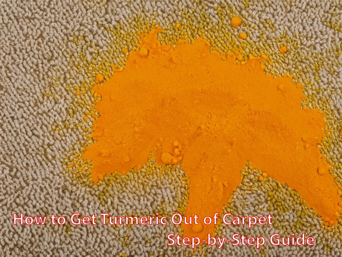 How to Get Turmeric Out of Carpet: Step-by-Step Guide