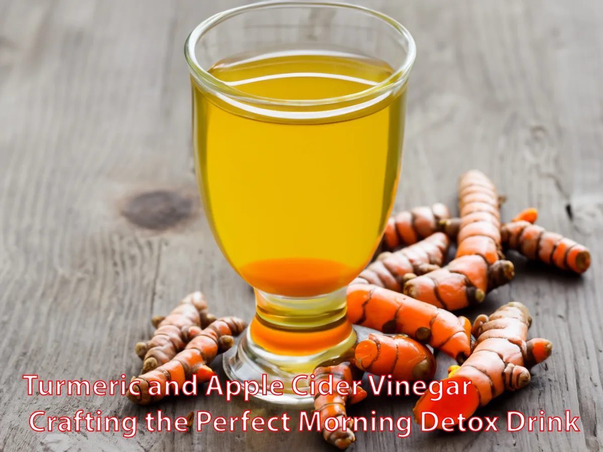 Turmeric and Apple Cider Vinegar: Crafting the Perfect Morning Detox Drink