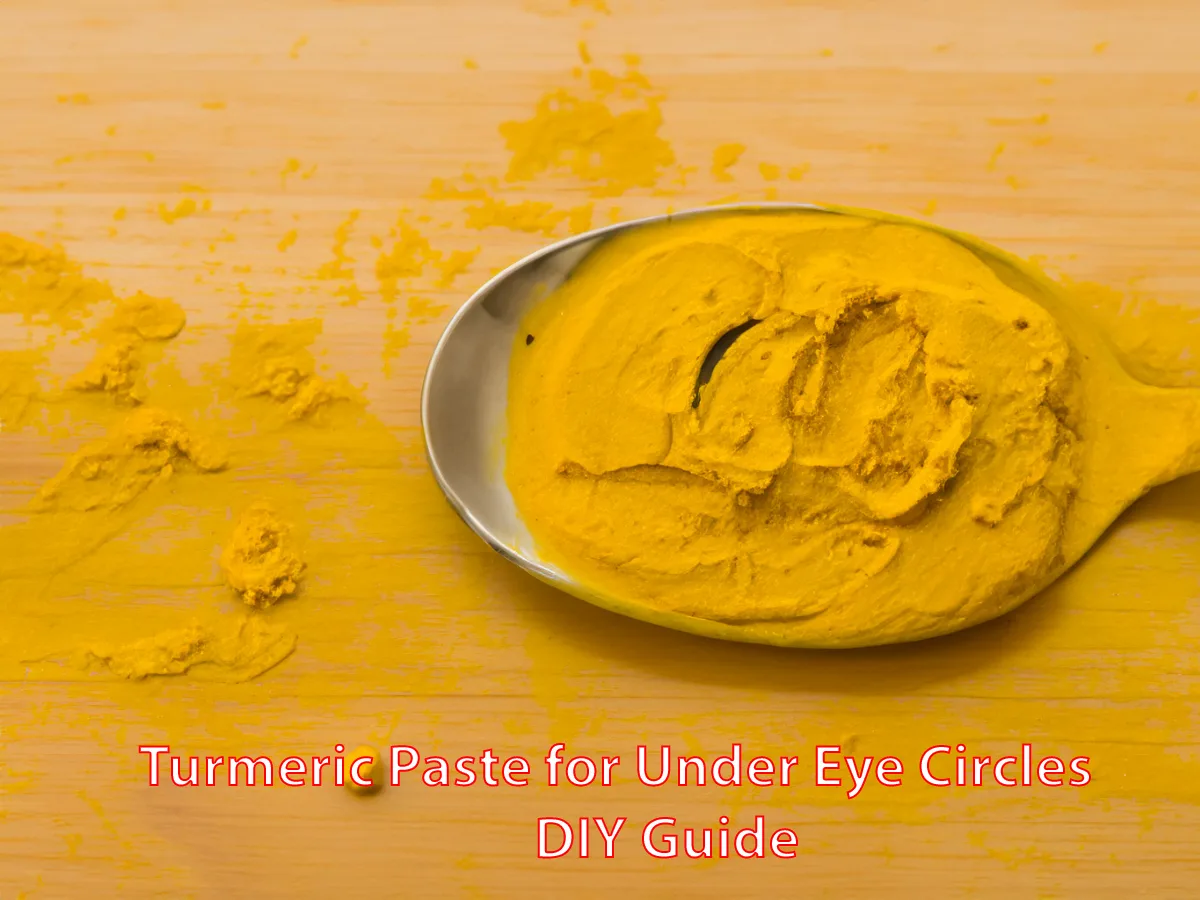 Turmeric Paste for Under Eye Circles: DIY Guide