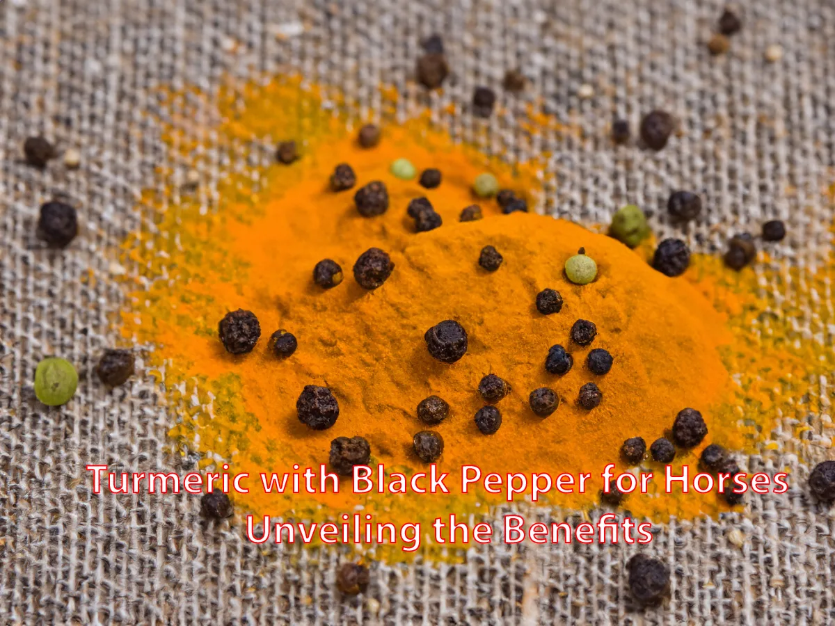 Turmeric with Black Pepper for Horses: Unveiling the Benefits
